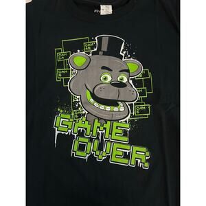 FIVE NIGHTS AT FREDDY'S Graphic Tee NEW Unisex Black LS Size Youth Small